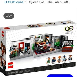 Lego Queer Eye - The Fab 5 Loft Set